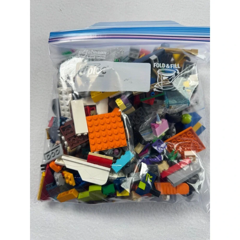 Creative LEGO 1LBS Bulk Bricks Lot Multicolor Assorted Pieces Baseplate